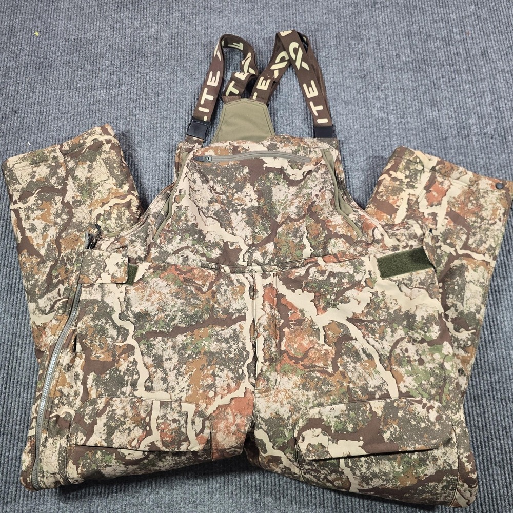 First Lite Sanctuary 2.0 Bib Pants Mens 2XL Specter Camo Insulated Hunting